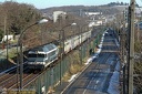 CC 72084 et convoi de locomotives radiées à Val d'Argenteuil