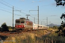 BB 7292 et Talgo à Perpignan