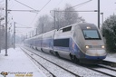 TGV Duplex 273 dans la poudreuse