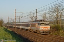 BB7256 et train de nuit