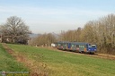 Autorail X 2132 en UM aux Quatre Routes du Lot