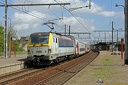 SNCB 1834 et train régional à Vilvorde