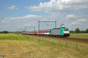 Traxx 2821 SNCB et Train Benelux à Nispen