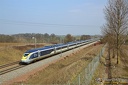 Rame Eurostar Velaro D 4007/4008 à Chennevieres les Louvres