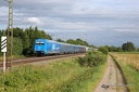 BR 101 071 RDC et train auto-couchettes à Kondringen