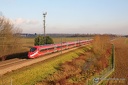 ETR 400-28 Trenitalia en nouvelle livrée à Moisenay