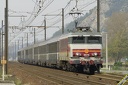 CC6575 et corail (5762 visits) Passant l'ancienne halte de Torcieu à destination de Modane. CC6575 et corail