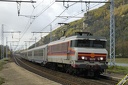 CC6575, UIC et USI (5943 visits) Passant Torcieu en W à destination de Chambéry. CC6575, UIC et USI