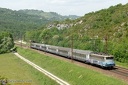 RCR et BB 25244 (7236 visits) Passage à Virieu le Grand du TER 17990 reliant Lyon Part Dieu à Annecy. RCR et BB 25244