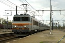 BB22402 et Corail (7159 visits) En provenance de Lyon.
Gare d'Ambérieu en Bugey (01). BB22402 et Corail